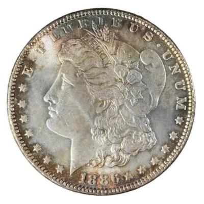 1886 Morgan Silver Dollar
