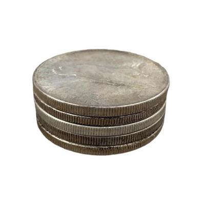 Lot of 5 Silver 1924 Peace Dollars