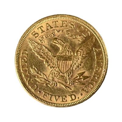 1893 Liberty Head $5 Gold Piece