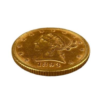 1893 Liberty Head $5 Gold Piece