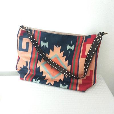 LEATHER PURSE AND CLOTH BAG PURSE