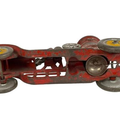 Antique Cast Iron Steam Powered Fire Engine