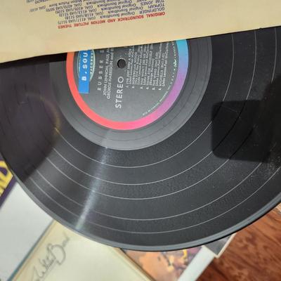 Record Albums Lot Average White Band Rosanne Cash Moody Blues Beatles Jeff Beck Neil Young and others