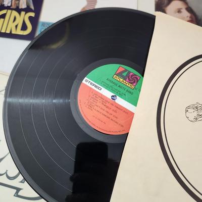 Record Albums Lot Average White Band Rosanne Cash Moody Blues Beatles Jeff Beck Neil Young and others