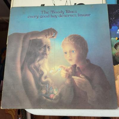 Record Albums Lot Average White Band Rosanne Cash Moody Blues Beatles Jeff Beck Neil Young and others