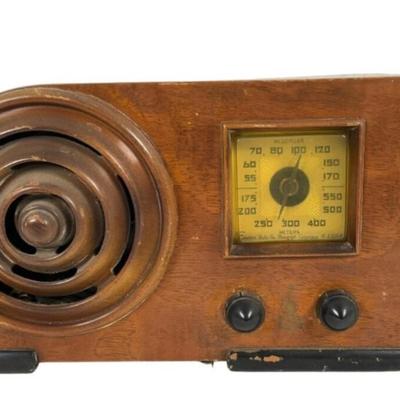 Vintage Emerson Bulls Eye Tube Radio
