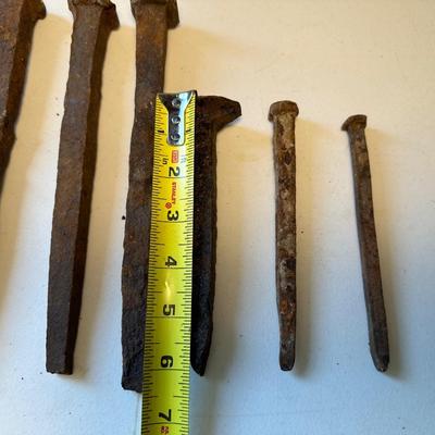 Antique Railroad Spikes