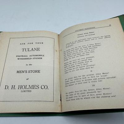 1935 Tulane University Handbook