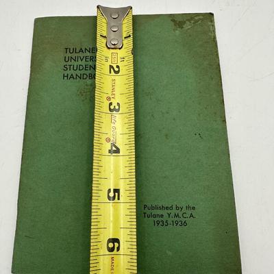 1935 Tulane University Handbook