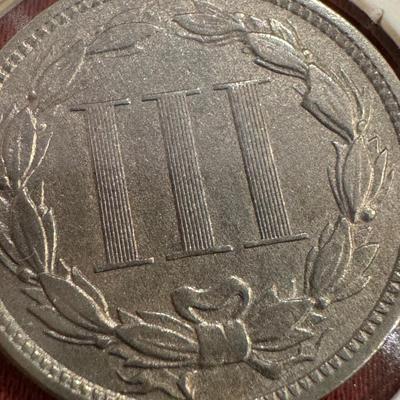 1874 III NICKEL UNC US COIN