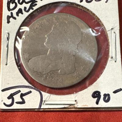 1834 BUST HALF US COIN .50c