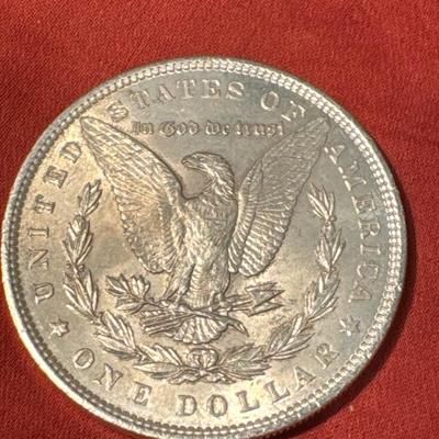 1885 P MORGAN U S COIN 1$ AU 60 C105