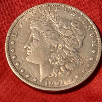 1901 O MORGAN SILVER DOLLAR HI GRADE GENUINE U.S. MINT RARE KEY COIN 102