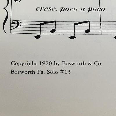 Vintage Sheet Music