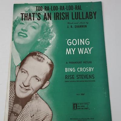 Vintage Sheet Music