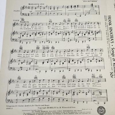 Vintage Sheet Music