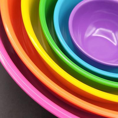 William Sonoma Colorful Melamine Nesting Bowls
