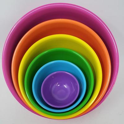 William Sonoma Colorful Melamine Nesting Bowls