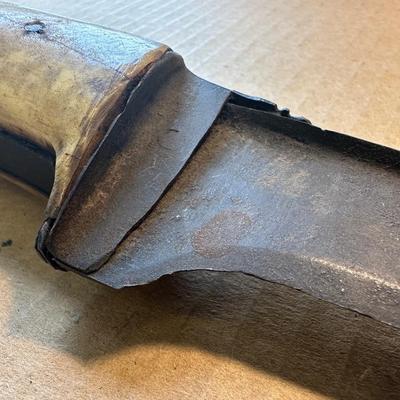 Antique Rare I*R Hilt Damascus Blade Indo Mughal Pesh Kabz Dagger Knife. (See description)