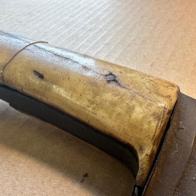 Antique Rare I*R Hilt Damascus Blade Indo Mughal Pesh Kabz Dagger Knife. (See description)