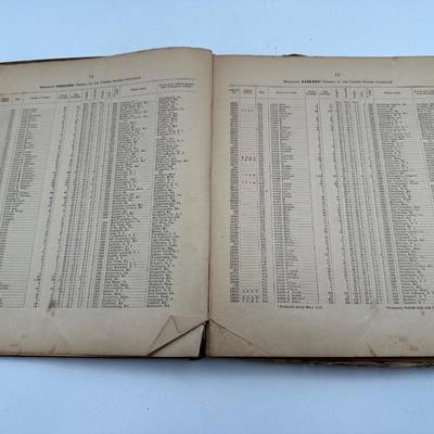 1908 List of US Merchant Vessels (see description)