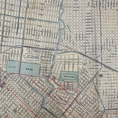 Vintage New Orleans Maps/Guides & Esso Decals