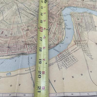 Vintage New Orleans Maps/Guides & Esso Decals