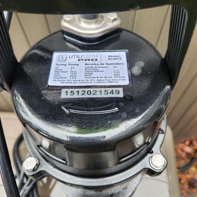 Utilitech Pro 3/4hp Water Sump Pump tested