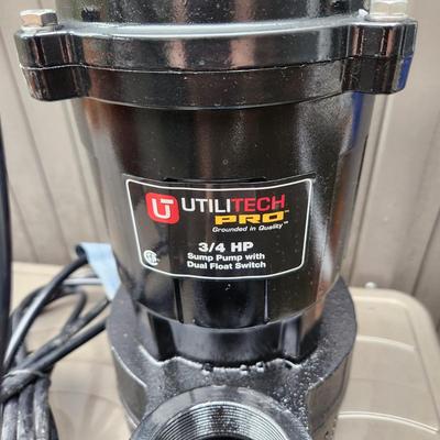 Utilitech Pro 3/4hp Water Sump Pump tested