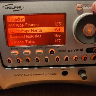 Delphi XM Skyfi Radio Boombox Home Radio Tested