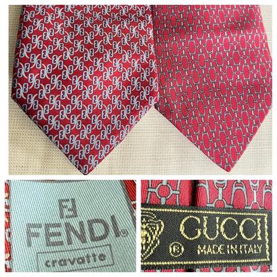 Gucci & Fendi Silk Ties