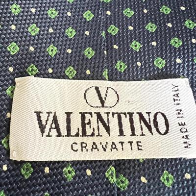 6 Luxury Designer Silk Ties - Dior, Valentino, Armani, Liberty