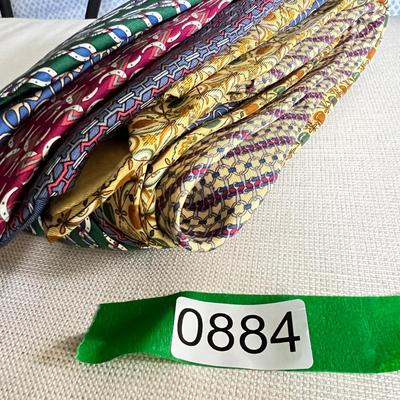 6 Hermes Luxury Designer Silk Ties