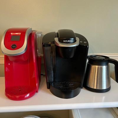 Lot of 3 Keurig - 2 Pod Coffee Makers + Thermal Carafe