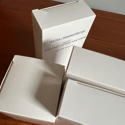 Lot of 4 Gucci Mens Cologes