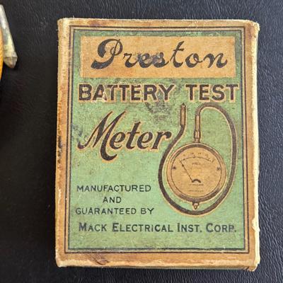 Vintage Preston Battery Tester