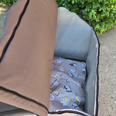 Portable, Collapsible Padded Dog House Bed