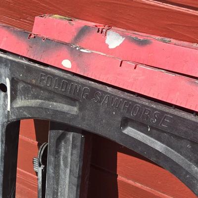 (2) Folding Saw Horses