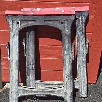 (2) Folding Saw Horses