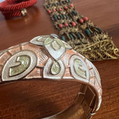 3 Ornagte Vintage Bracelets