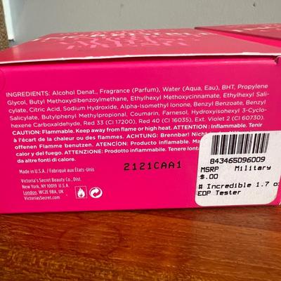 2 Victoria Secret Discontinued Incredible EDP Womens Perfume