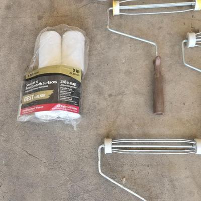 Home Painting Lot of Rollers & Pan