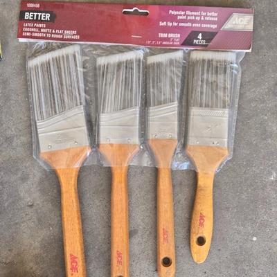 Paintbrushes and Small Rollers for Wallpaper and Wallpaper Tool