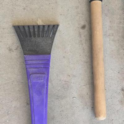 Snow and Ice Scrappers Brush and Squeegee