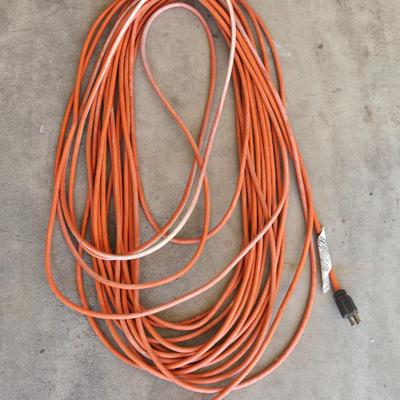 Long Orange Extension Cord