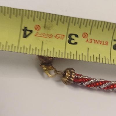 Hand Made Seed Bead Crab Design Necklace with Bracelet and Earrings (#72)