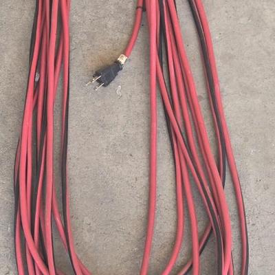 Long Red Extension Cord