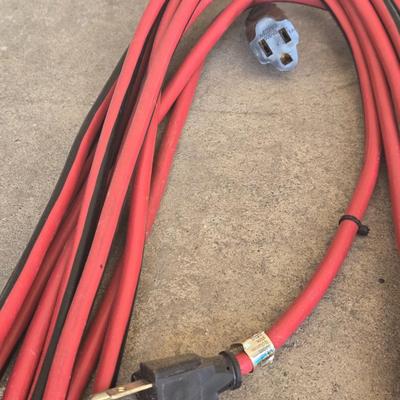 Long Red Extension Cord
