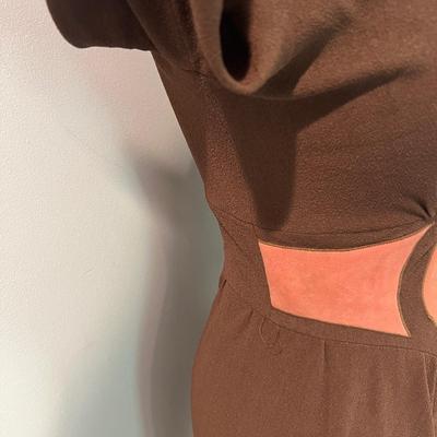 Vintage Ltd, Edition Mr. Boots Hi Low Maxi Dress Suede Accent