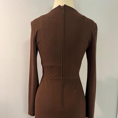 Vintage Ltd, Edition Mr. Boots Hi Low Maxi Dress Suede Accent